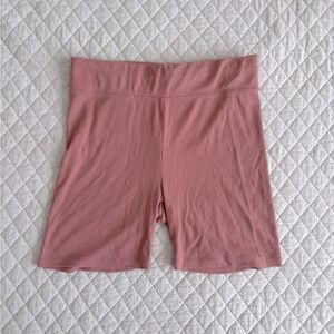Z Supply Dusty Rose Bike Shorts